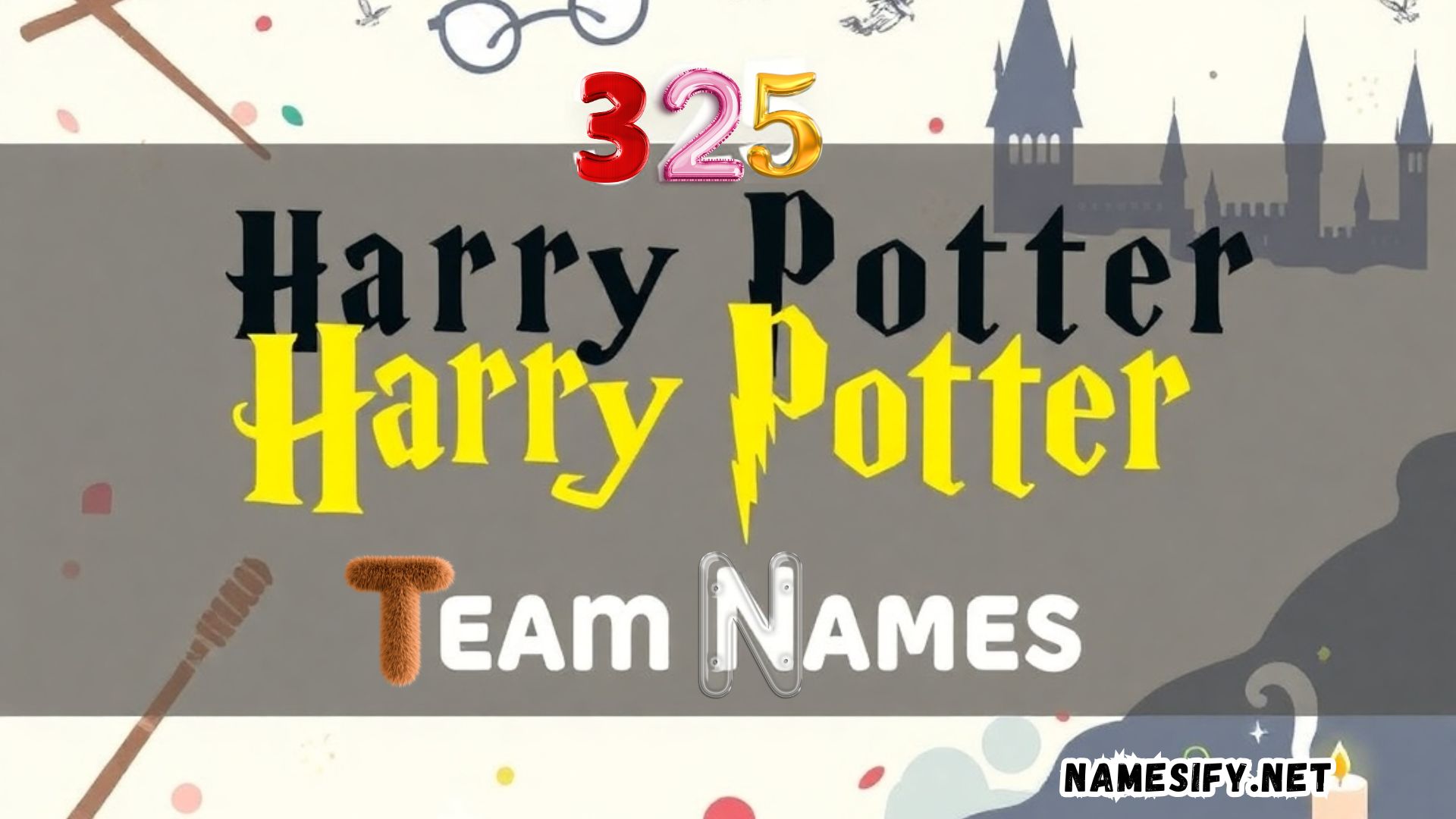 325 Harry Potter Trivia Team Names