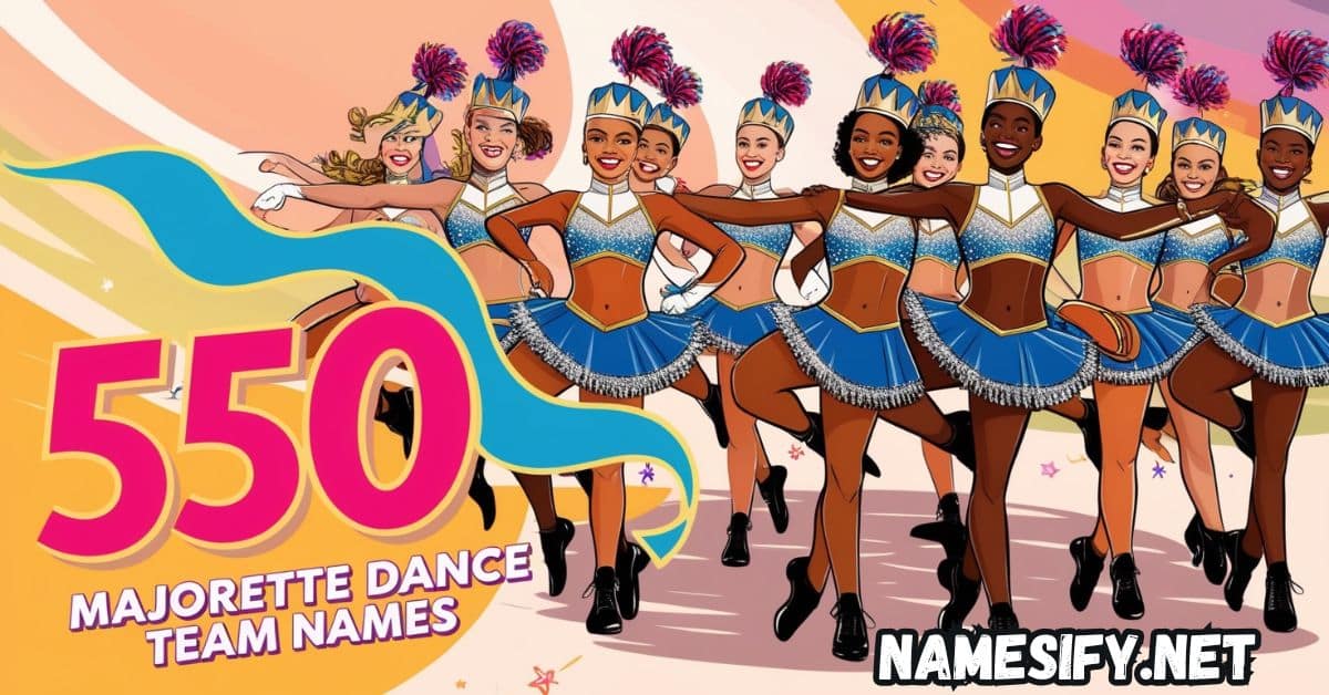 Majorette Dance Team Names