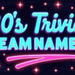 80s trivia team names