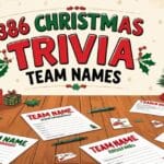 Christmas Trivia Team Names