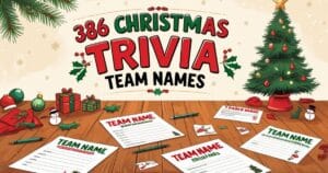 Christmas Trivia Team Names