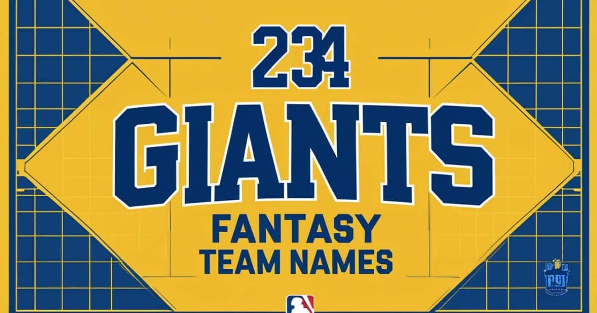 Giants Fantasy Team Names