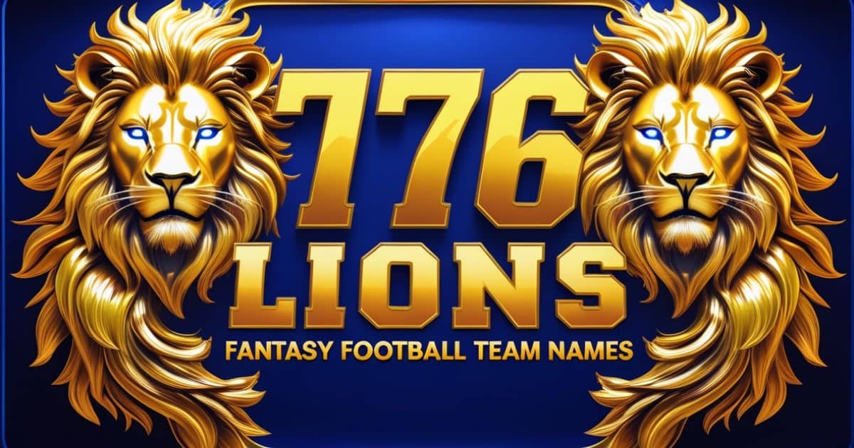 Lions Fantasy Football Names