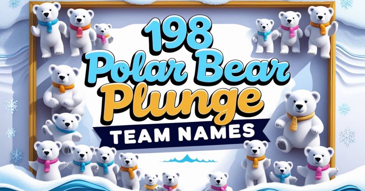 Polar Bear Plunge Team Names