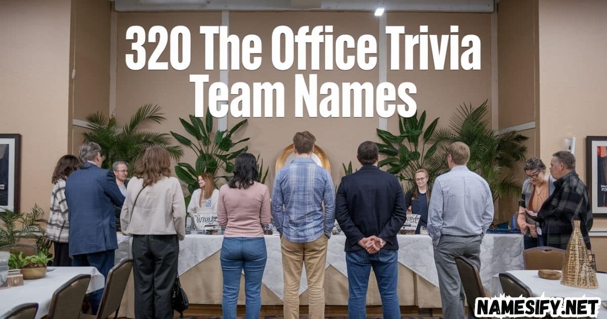 The Office Trivia Team Names