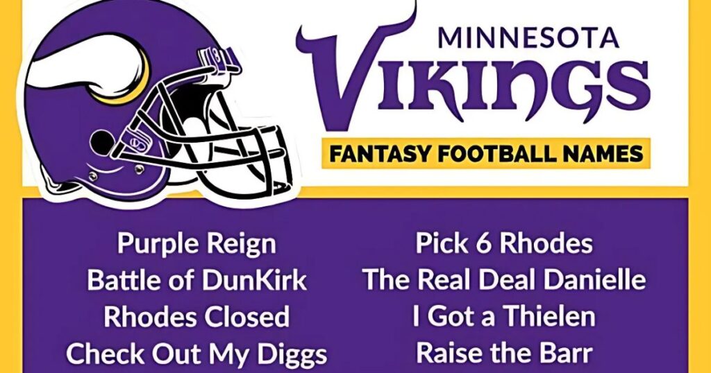 Vikings Fantasy Football Names