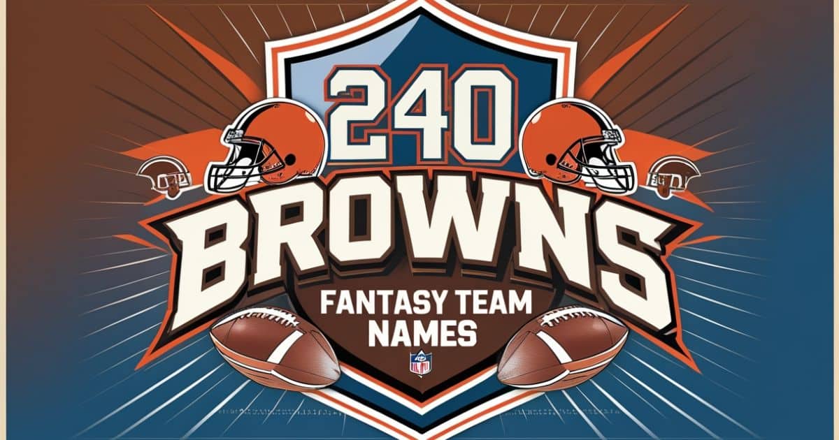 browns fantasy football names