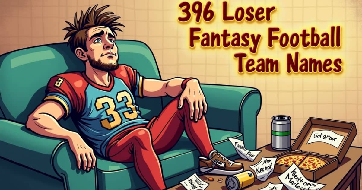 losing fantasy football team names