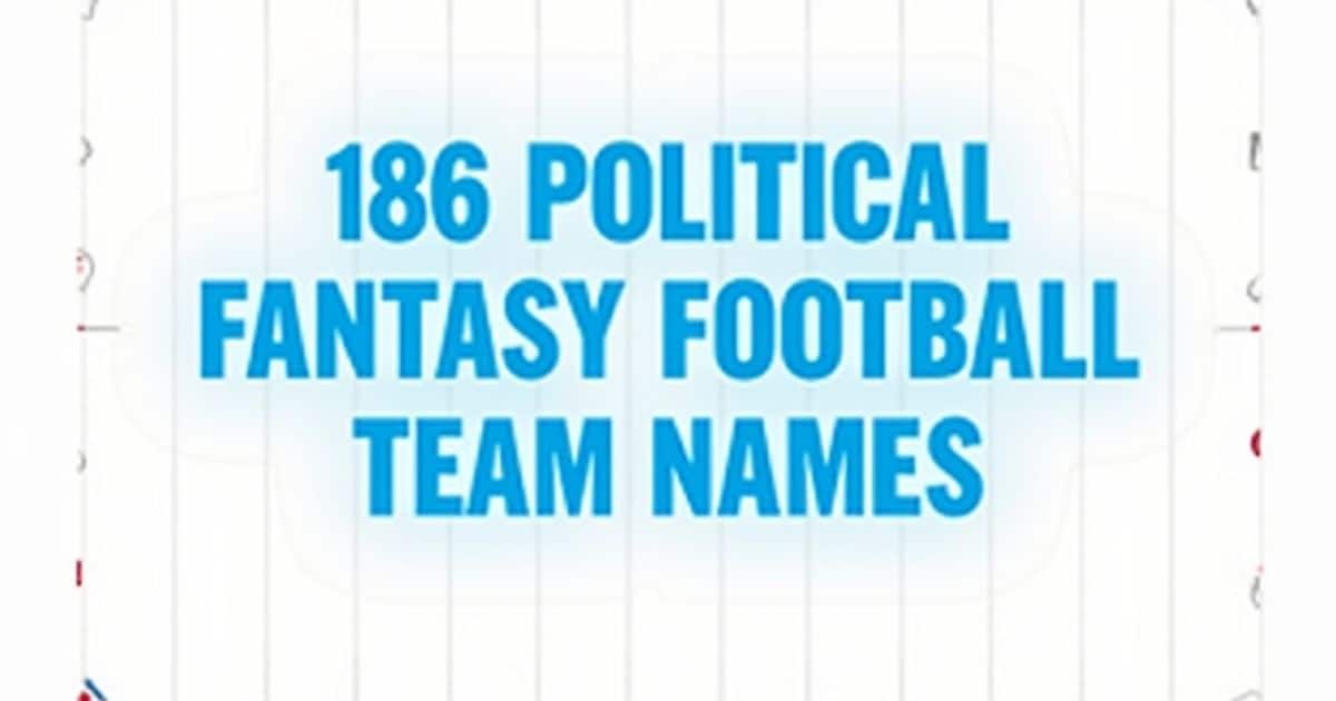 political fantasy football names