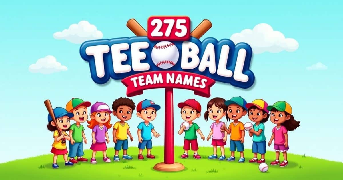 tball team names